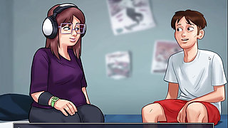 step sister make hot seen in summertime saga part11