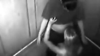 Soul stirring fuck in the elevator with a cam!