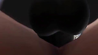 Extreme Fuck. a Super Sexy Brunette in Cuffs Gets Fucked by BBC in the Sci-fi Lab