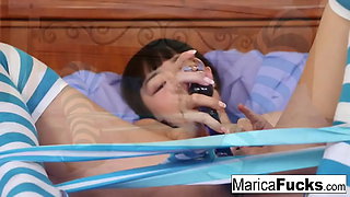 Japanese Superstar Super Fucks Herself with a Glass Toy