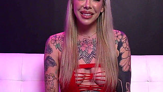 Pierced and Tattooed Cassidy Luxe Helps Stud Empty His Balls