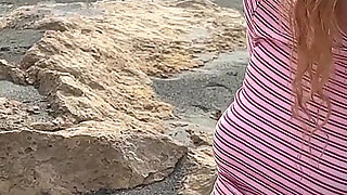Enjoying Dark Sand Playa, Collecting Shells