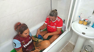 Maisie Lewis & Naughty Girl V Take a Gunge Bath