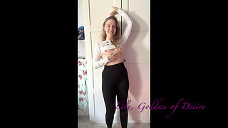 Shy but Very Sexual Girl Does a Striptease