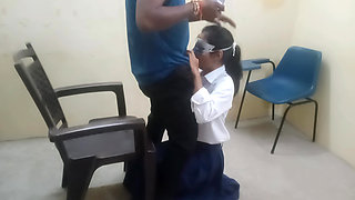 Student Riya sucks Big cock of teacher and gets fucked by him