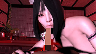 3D Huge Boobs Japanese Slut Have a Hardcore Sex with Big Cock