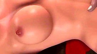 Lara Croft. the Double Penetration Ended with a Cream Pie