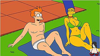 Marge Simpson And Car Toon In The Simpsons Parody Lustfield All Sex Scenes Part 2