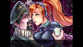 Aliens, in the bathroom, squirting orgasm