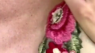 Skinny Petite Fit Blonde Stripping Striptease on Bed Sexy Stretching Tease