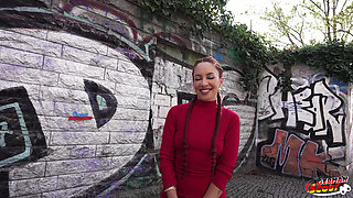 German Scout - Round Ass Latina Cougar Roberta Faganelli No Condom Casting Fuck