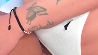 Lesbian Fucking: Dildo, Moans and Cumshot