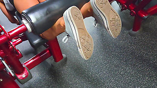 Watch Sexy Fitness Babe Zephy Plus Sweaty Foot Worship (pov)