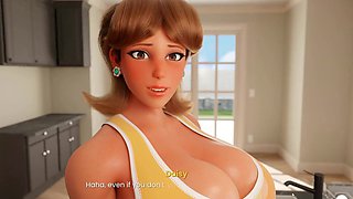 Palace Days TABOO Anime porn Game Ep.two CAUGHT with a GIGANTIC FUCKPOLE by my STEP MUMMY in the kitchen !