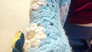 Hana Sexy in College Skirt Outfit Perfext Body Good Ass