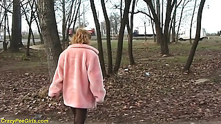 Hot Redhead Wife Pissing Outdoors - Amateur Golden Shower Fetish