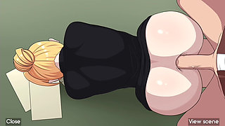 Big Ass Blonde Smooth Anal