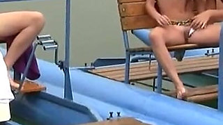Four Girls, Two Water Bikes