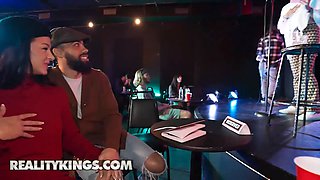 Reality kings - evelin stone’s poetry jam night warms up with sneaky Cock Sucking & a naughty fuck