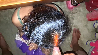 Rural Bhabhi sex. blowjob