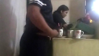 Maid Fucked in the Kitchen (my Wife Almost Found Us Out)