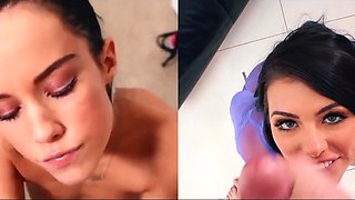 Tempting beauty challenges restraint in a provocative intimate test