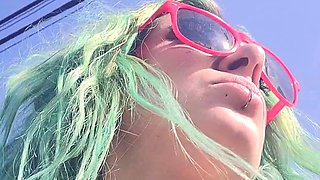 Real amateur couple outdoor ass fuck and anal creampie in hd