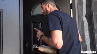 Raunchy teen vs BBC thrilling adult video