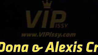 Alexis Crystal and Lexi Dona's shaved porn by VIPissy