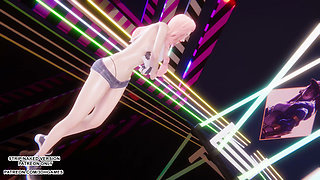 MMD NewJeans - Hype Boy - Ahri and Seraphine Sexy Kpop Dance League of Legends Hentai Uncensored 4K 60FPS
