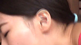 Innocent Wife Ichika's Secret Hideout BJ & Wet Swallow in Gym Clothes