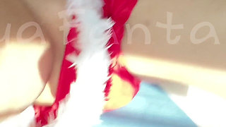 Christmas Sex POV Missionary Pussy Orgasm