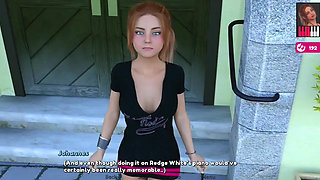 Melody #28 - Johannes and Melody took a shower toghther and she gave him a blow job and cum on her face