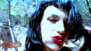 Nina Roberts Pornstar Nina Roberts Geting Naked in the Wood