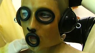 Amateur fetish BDSM action with redhead