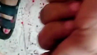 Holi Special: Stepdad Fucks Horny Stepdaughter in Bathroom with Red Gulal All Over Her Big Tits