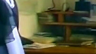 Blonde Fingers Herself Then Rides Glass Dildo