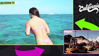 Famous Brazilian actress caught masturbating on the beach