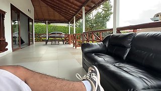 Colombian black cougar takes a liking to a stepson's friend.