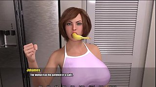 Grandma's House: I Taught Her a Lesson and Spanked Her Ass