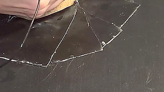Close up Teasing Cock Massage with Vibrator - Massive Cum