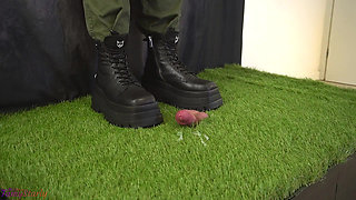 Crushing Your Little Worm with My Dangerous Naked Wolfe Boots