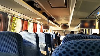 Cute  sucks  me on a bus - MySweetApple