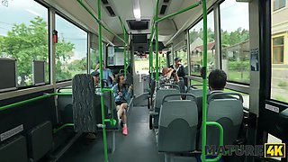 Mature4k. jumping on a dick in the bus