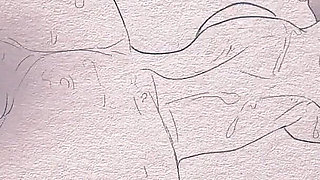Animation on Paper- Pens and Pencils Hentai Anime: Hunter X Hunter Menchi Cartoon Porn 2D Sex