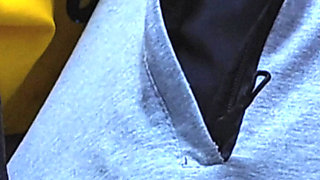 Girl Caught In Public Bus While She Stroking Stranger's Cock Until Ejaculation