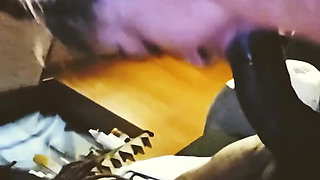 A college Teacher Sucking My Dick & Swallowing the Whole Load