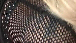 Blindfolded Wives Scene-4 busty Blonde MILF in Lingerie Brittany Bardot Fucks a Big Cock Blindfolded