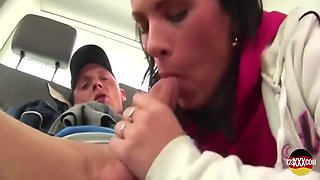 Girl Gets Picked Up For Some Hot Action In A Van With Sandra Sanchez And Carol Sweet