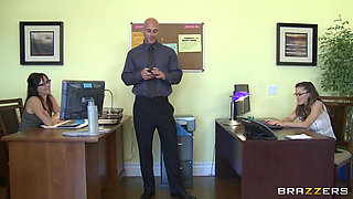 Big Tits at Work - Sandwich My Cock Between Your Lips and Eat It